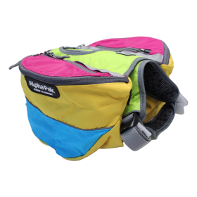 Adventurer 2-piece Pack With EZ Latch Dog Harness (Color: RETRO, size: large)