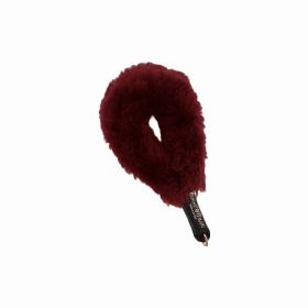 Shearling Fur Grip (Color: burgundy)