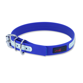 Ultrahund Play Glow Dog Collar (Color: Blue, size: 18"x1")