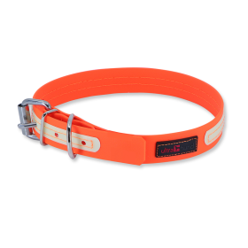 Ultrahund Play Glow Dog Collar (Color: Orange, size: 20"x1")