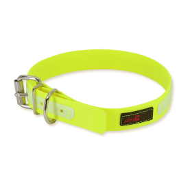 Ultrahund Play Glow Dog Collar (Color: Yellow, size: 20"x1")