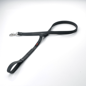 Boss Adjustable Dog Leash (Color: Black, size: 5/8" x 4'-6')