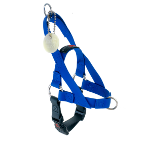 Freedom Dog Harness (Color: Blue, size: Medium to 60 lbs.)