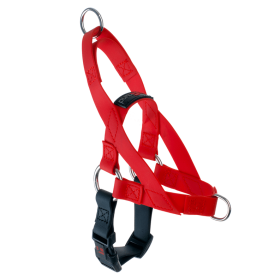 Freedom Dog Harness (Color: Red, size: Medium to 60 lbs.)