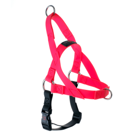 Freedom Dog Harness (Color: Pink, size: Medium to 60 lbs.)