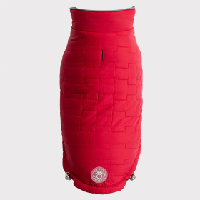 GF Pet Reversible ElastoFit Chalet Jacket (Color: Red, size: 2XS)