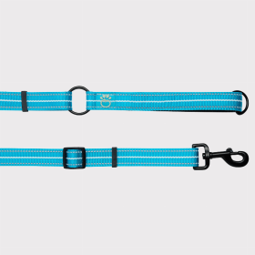 GF Pet Reflective Dog Leash - Eezy-9 (Color: Neon Blue, size: XS/Small)