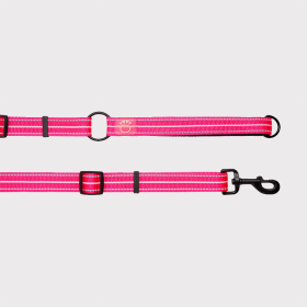 GF Pet Reflective Dog Leash - Eezy-11 (Color: Neon Pink, size: XS/Small)