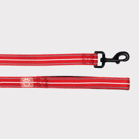 GF Pet  Reflective Dog Leash (Color: Red, size: Medium/Large)