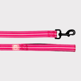 GF Pet  Reflective Dog Leash (Color: Neon Pink, size: XS/Small)