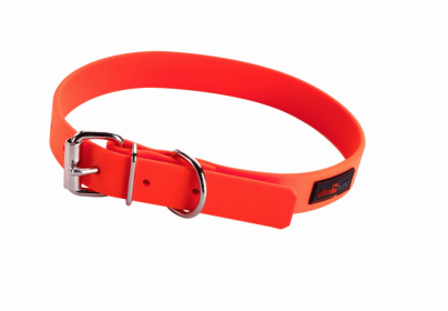 Ultrahund Play Regular Dog Collar (Color: Orange, size: 18"x1")