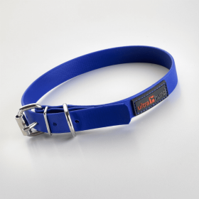 Ultrahund Play Regular Dog Collar (Color: Blue, size: 16"x3/4")