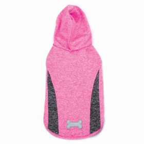 CC Trackster Sleeveless Dog Hoodies (Color: Pink, size: Xsmall)