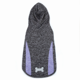 CC Trackster Sleeveless Dog Hoodies (Color: Grey, size: Xsmall)