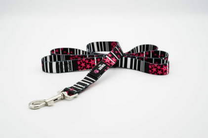 The Dowg Dog Leash (Color: Pink Petals, size: large)