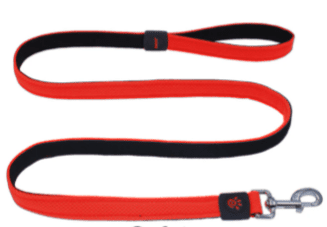 Doco Puffy Mesh Dog Leash (Color: Safety Orange, size: Medium/Large)