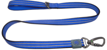 Doco Vario Dog Leash with Reflective Thread (Color: Navy Blue, size: large)