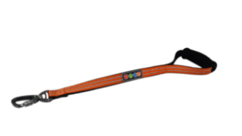 Doco Vario Ergocurve Dog Leash (Color: Safety Orange, size: large)