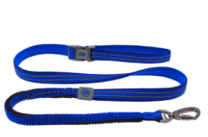 Doco Vario Easy Snap Bungee Dog Leash (Color: Navy Blue, size: small)