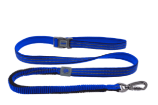 Doco Vario Easy Snap Bungee Dog Leash (Color: Navy Blue, size: medium)