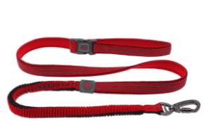 Doco Vario Easy Snap Bungee Dog Leash (Color: Red, size: large)