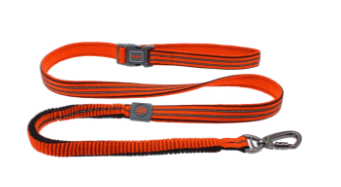 Doco Vario Easy Snap Bungee Dog Leash (Color: Safety Orange, size: large)