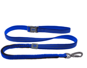 Doco Vario Easy Snap Bungee Dog Leash (Color: Navy Blue, size: large)