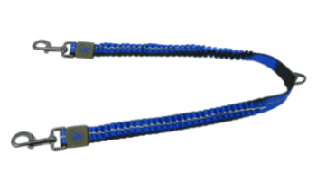 Doco Vario Bungee Coupler Dog Leash (Color: Navy Blue, size: small)