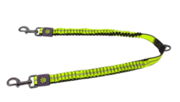 Doco Vario Bungee Coupler Dog Leash (Color: Safety Lime, size: medium)