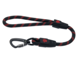 Doco Reflective Traffic Rope Dog Leash - Click & Lock Snap (Color: Red, size: large)