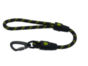 Doco Reflective Traffic Rope Dog Leash - Click & Lock Snap (Color: S. Lime, size: large)