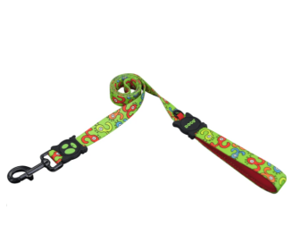 Doco Loco Dog Leash - 4Ft (Color: Green Monster, size: medium)