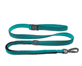 Doco Vario Easy Snap Bungee Dog Leash (Color: Turquoise, size: small)