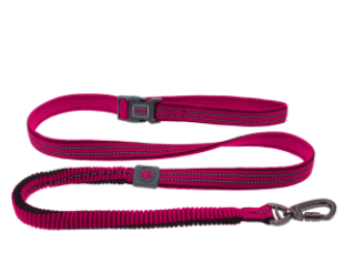 Doco Vario Easy Snap Bungee Dog Leash (Color: Raspberry Pink, size: medium)