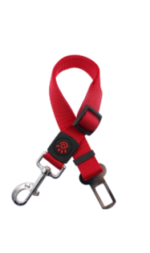 Doco Signature Dog Nylon Car Safety Belt (Color: Red, size: 17-25.5 in (Adjustable))