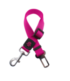 Doco Signature Dog Nylon Car Safety Belt (Color: Pink, size: 17-25.5 in (Adjustable))