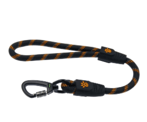 Doco Reflective Traffic Rope Dog Leash - Click & Lock Snap (Color: S.Orange, size: large)