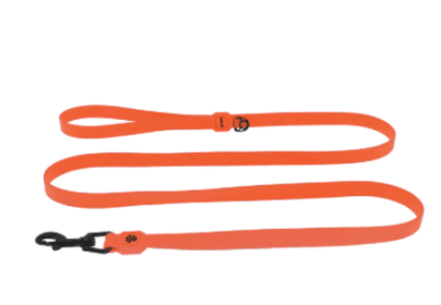 Doco Jelly Bean Dog Leash (Color: Safety Orange, size: small)