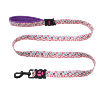 Doco Loco Dog Leash - 5Ft (Color: Hexagon, size: large)