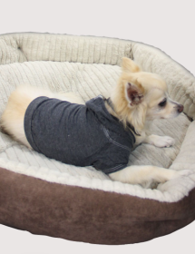 Doggy Hoodie (Color: Black, size: large)