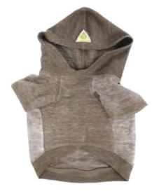 Doggy Hoodie French Terry (Color: Coco, size: XS)