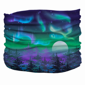 Northern Lights Pup Scruff (Color: Blue,Green,Purple, size: 2XL)