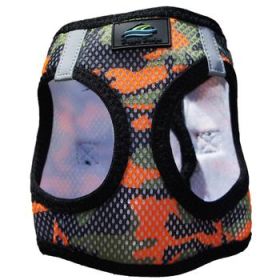 American River Choke Free Dog Harness Camouflage Collection (Color: Orange Camo, size: X-Small)