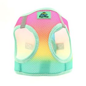 American River Choke Free Dog Harness Ombre Collection (Color: Beach Party, size: 3X-Large)