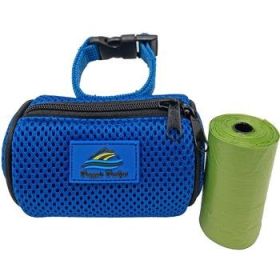 American River Dog Poop Bag Holder (Color: Cobalt Blue, size: One Size)