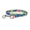 Blue Lagoon Hawaiian Hibiscus Dog Dress with Matching Leash