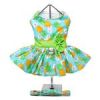 Pineapple Luau Dog Harness Dress with Matching Leash