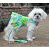 Pineapple Luau Dog Harness Dress with Matching Leash